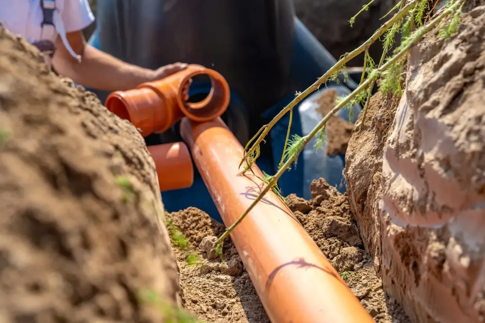Travaux de raccordement au tout-à-l'égout et mise aux normes dans le Calvados